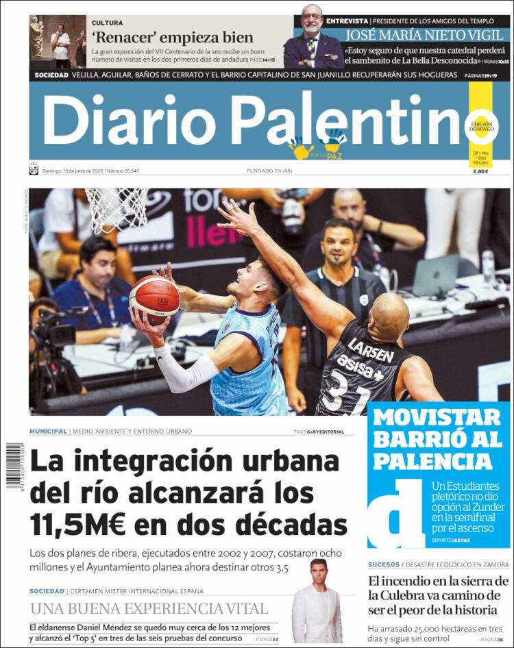 Portada de Diario Palentino (Espa&ntilde;a)