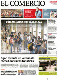 Portada de El Comercio - Gijón (Espa&ntilde;a)