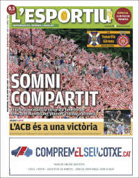 Portada de L'Esportiu : Girona (Espa&ntilde;a)