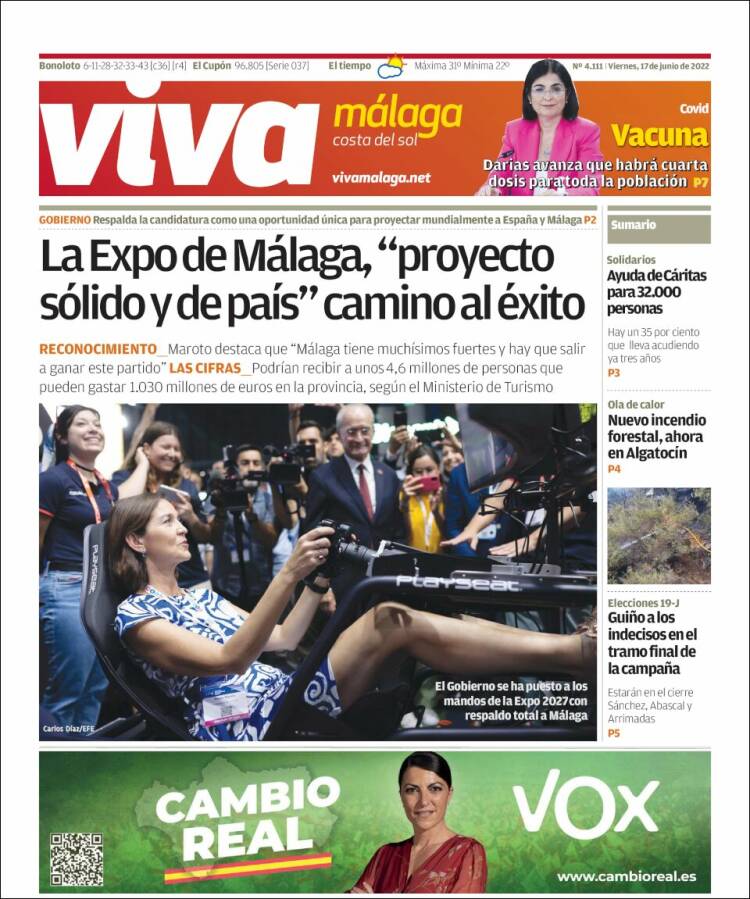 Portada de Viva Málaga (Espa&ntilde;a)