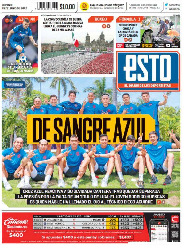 Portada de Esto (M&eacute;xico)