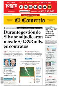 Portada de El Comercio (Perú)