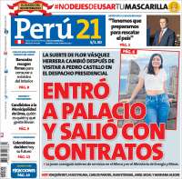 Portada de Perú 21 (Perú)