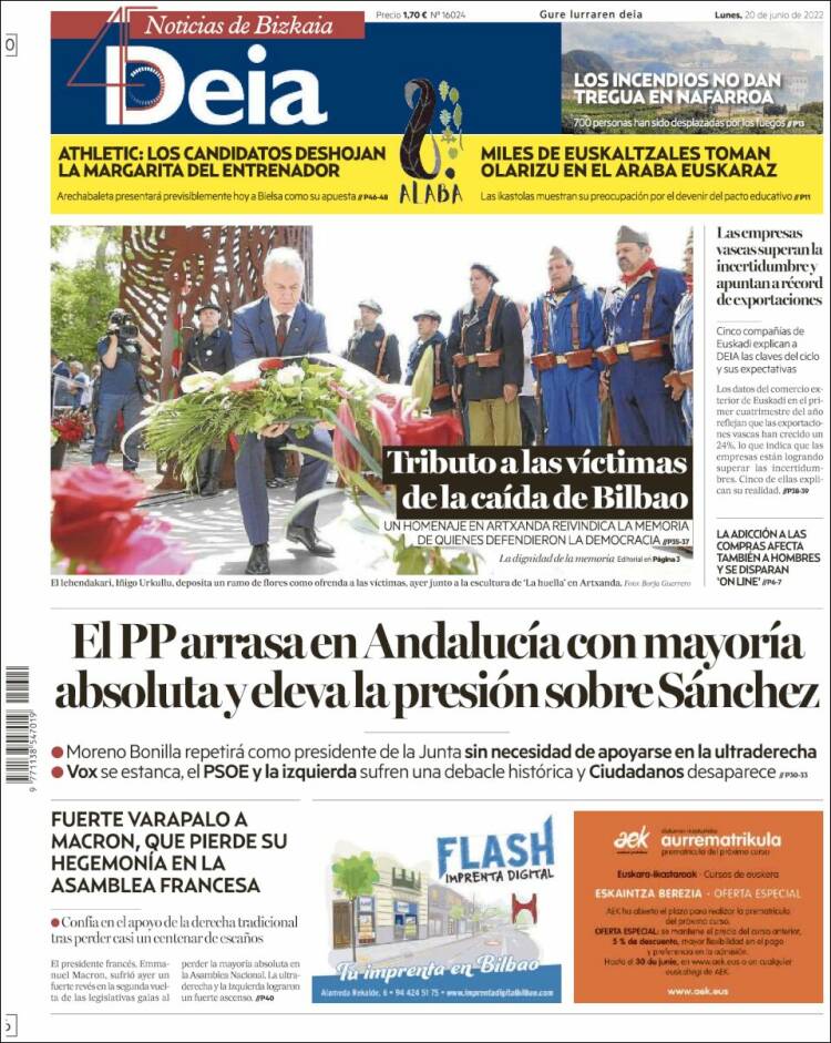 Portada de Deia (Spain)