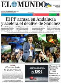 Portada de El Mundo (Spain)