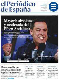 Portada de El Periódico de España (Spain)