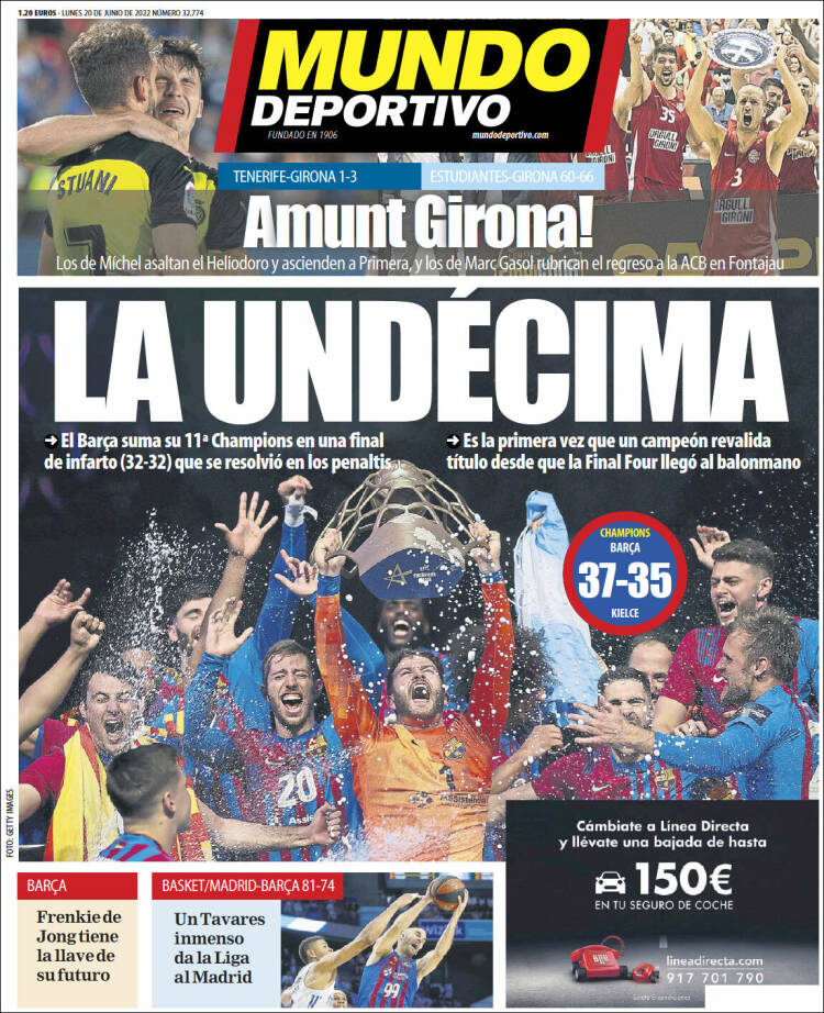 Portada de El Mundo Deportivo (Spain)