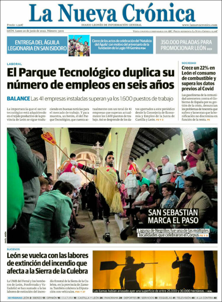 Portada de La Nueva Crónica (Spain)