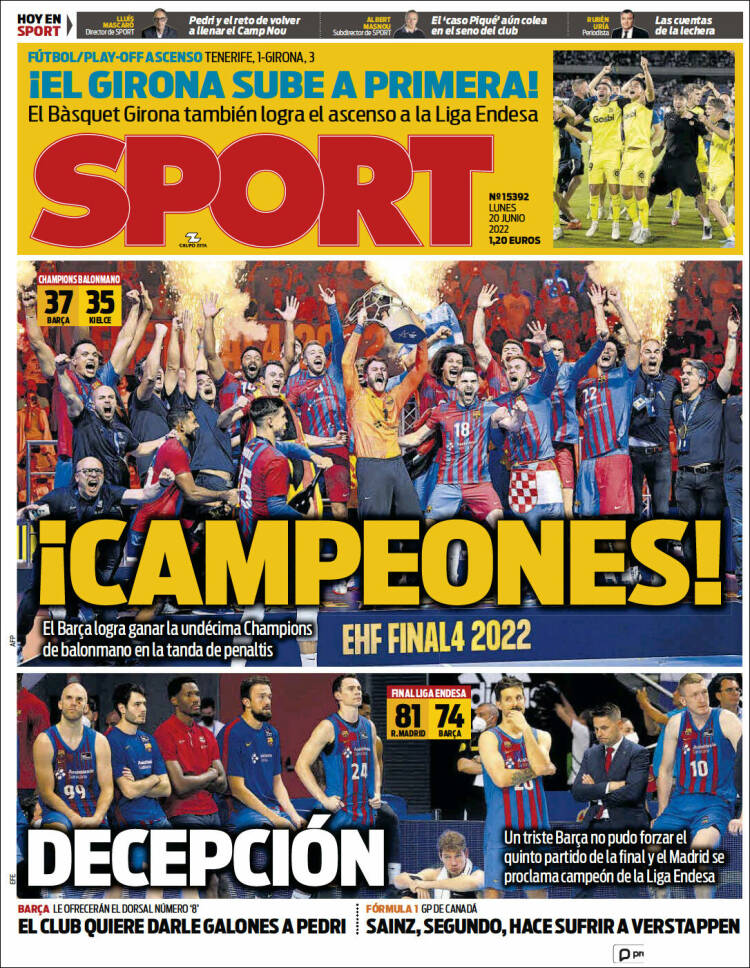 Portada de Sport (Spain)