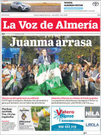 Portada de La Voz de Almería (Spain)