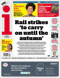 Portada de The i (United Kingdom)