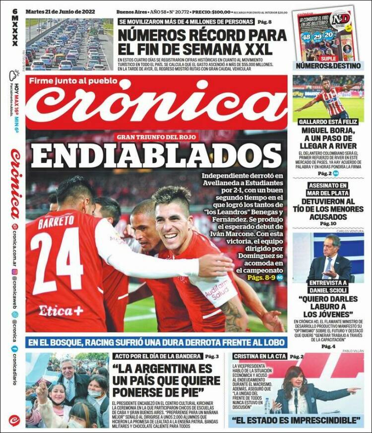 Portada de La Voz del Chaco (Argentina)