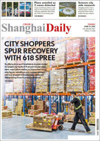 Portada de Shanghai Daily (Chine)