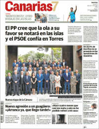 Portada de Canarias 7 (Espagne)