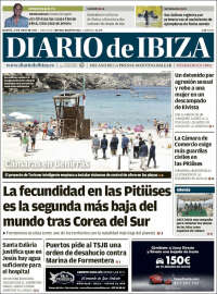 Portada de Diario de Ibiza (Espagne)