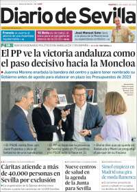 Portada de Diario de Sevilla (Espagne)