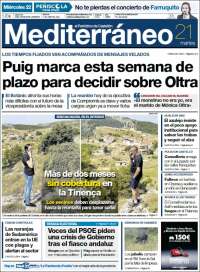 Portada de El Periódico Mediterraneo (Espagne)