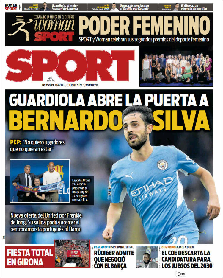 Portada de Sport (Espagne)