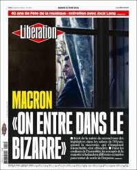 Portada de Libération (Francia)