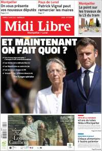 Portada de Midi Libre (Francia)