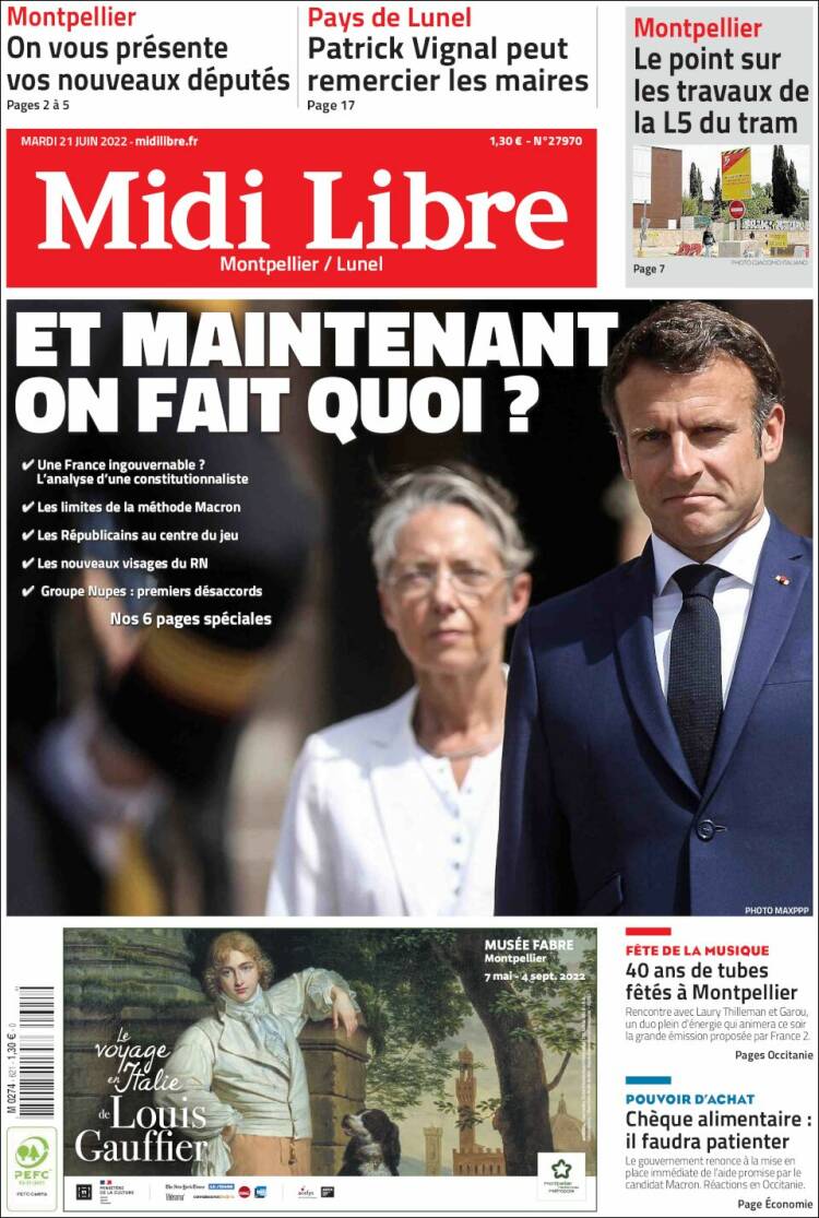 Portada de Midi Libre (France)