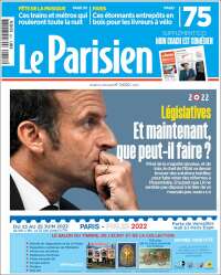 Portada de Le Parisien (Francia)