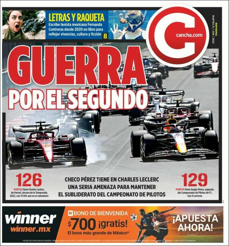 Portada de Cancha (Mexique)