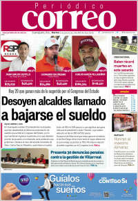 Portada de Correo - El diario del Estado de Guanajuato (Mexique)