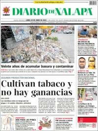 Portada de Diario de Xalapa (México)