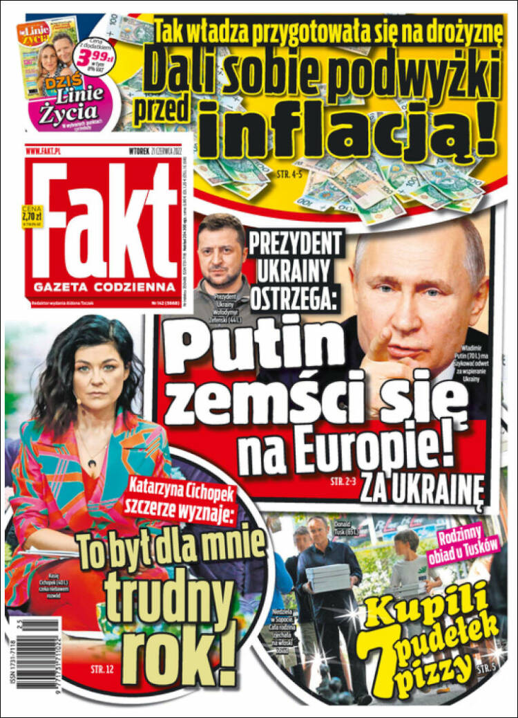 Portada de Fakt (Polonia)
