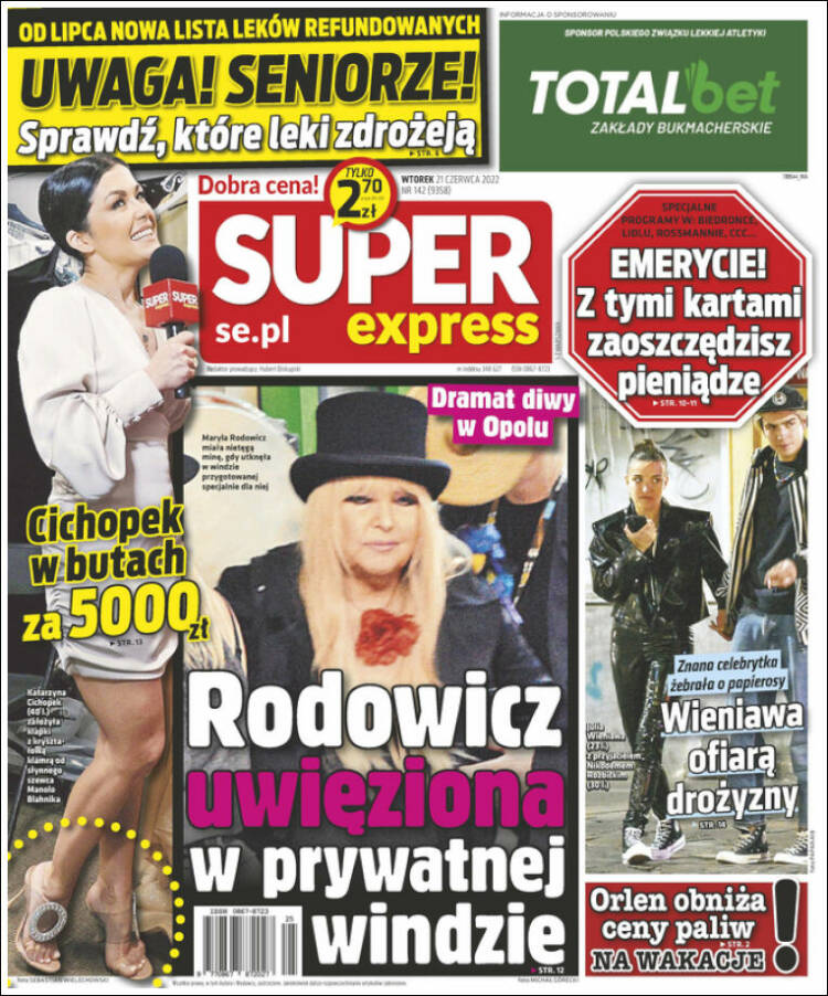 Portada de Super Express (Polonia)