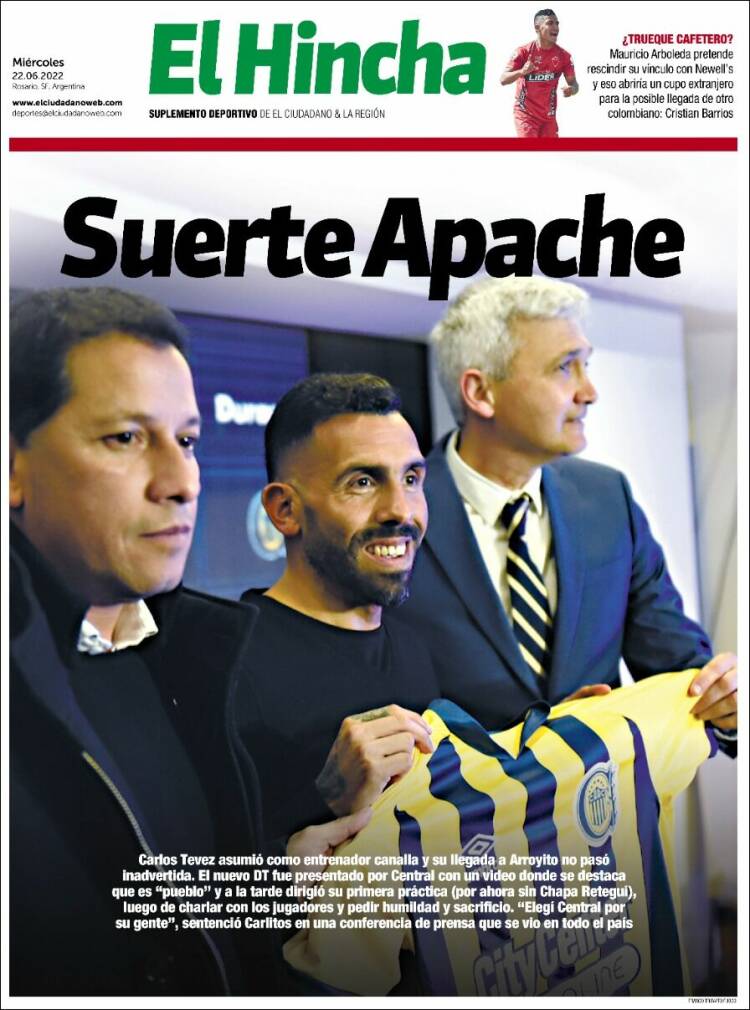 Portada de El Hincha (Argentina)