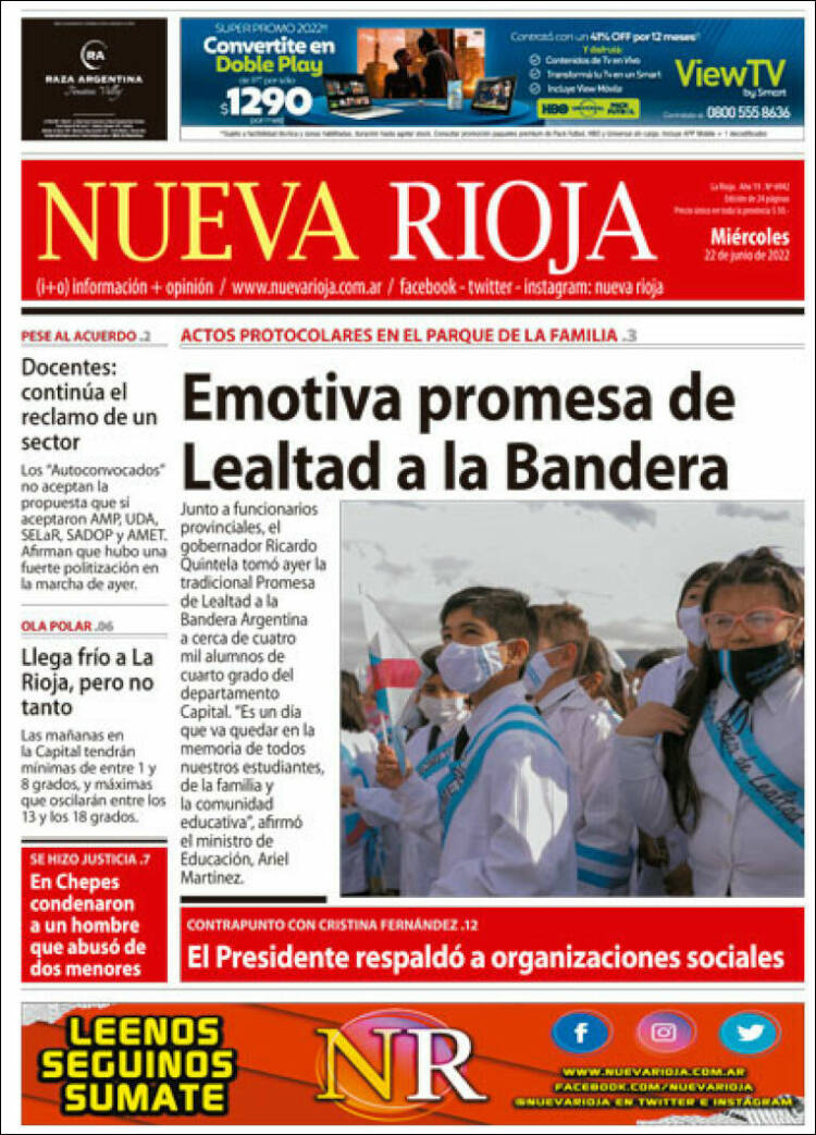 Portada de Nueva Rioja (Argentina)