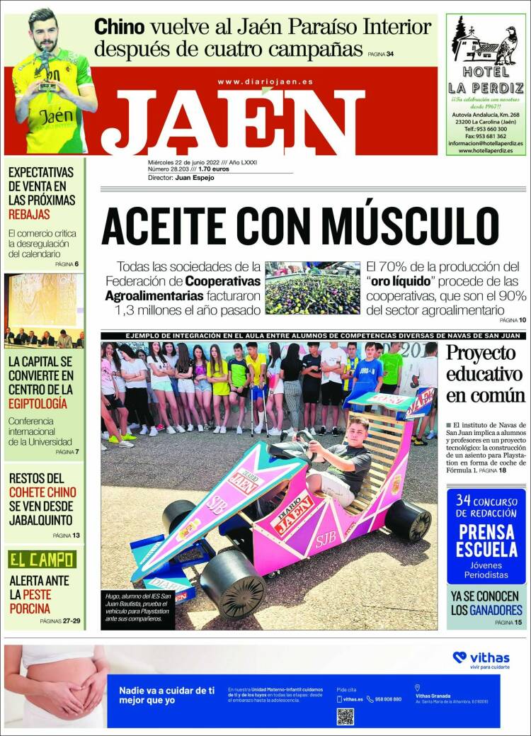 Portada de Diario Jaén (Espa&ntilde;a)