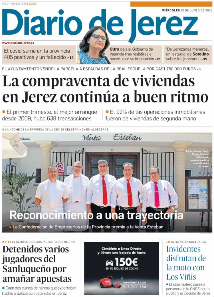 Portada de Diario de Jerez (Espa&ntilde;a)