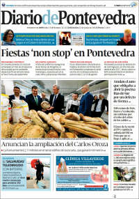Portada de Diario de Pontevedra (Espa&ntilde;a)