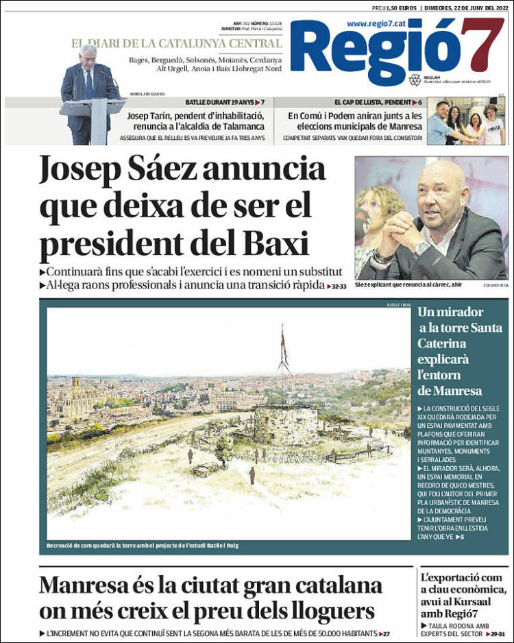 Portada de Regio7 (Espa&ntilde;a)