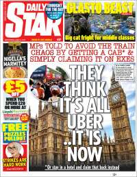 Portada de Daily Star (United Kingdom)