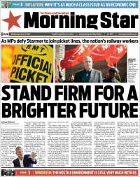 Portada de Morning Star (United Kingdom)