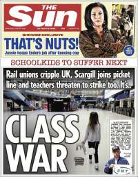 Portada de The Sun (United Kingdom)