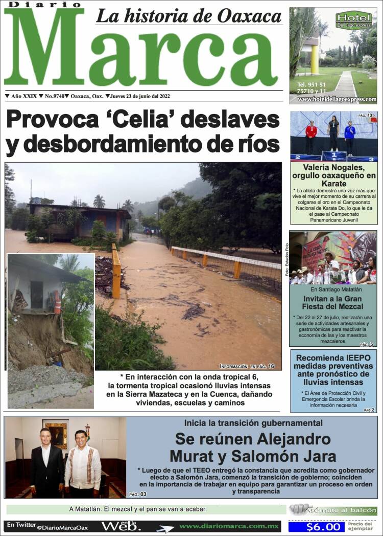 Portada de Diario Marca (Mexico)