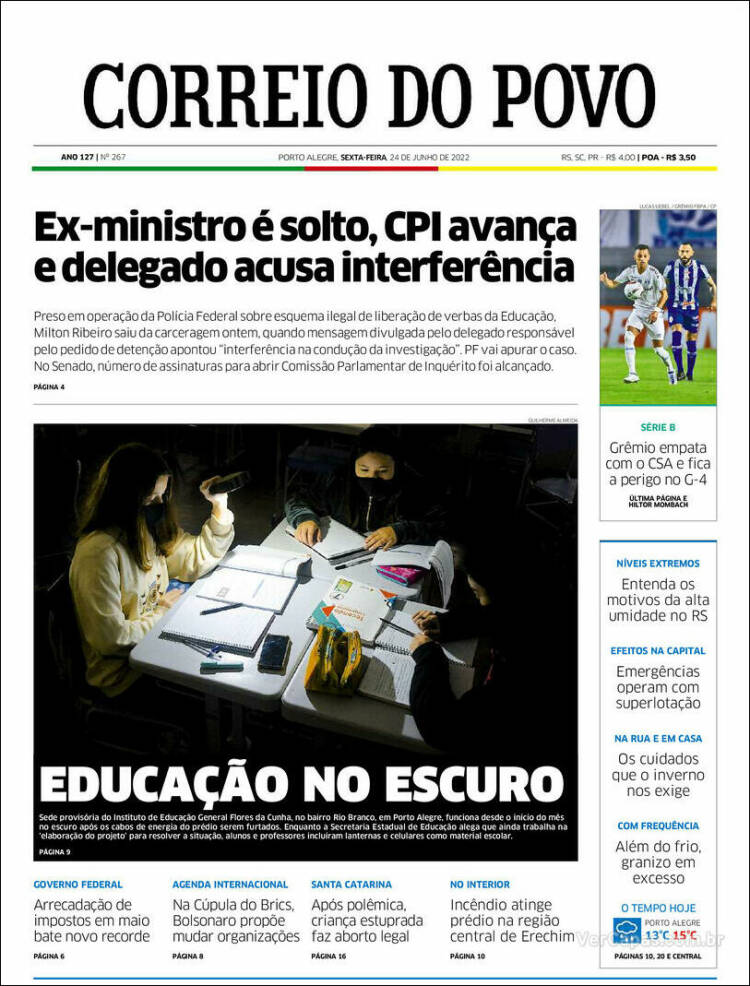 Portada de Correio Do Povo (Brasil)