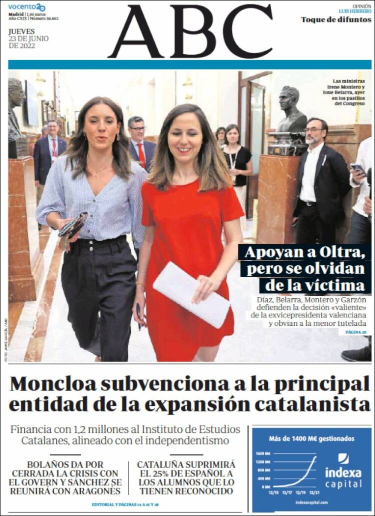 Portada de ABC (Espa&ntilde;a)