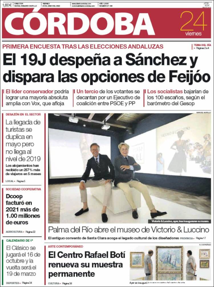 Portada de Diario de Córdoba (Espa&ntilde;a)