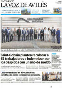 Portada de El Comercio - Avilés (Espa&ntilde;a)