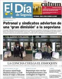 Portada de El Día de Segovia (Espa&ntilde;a)