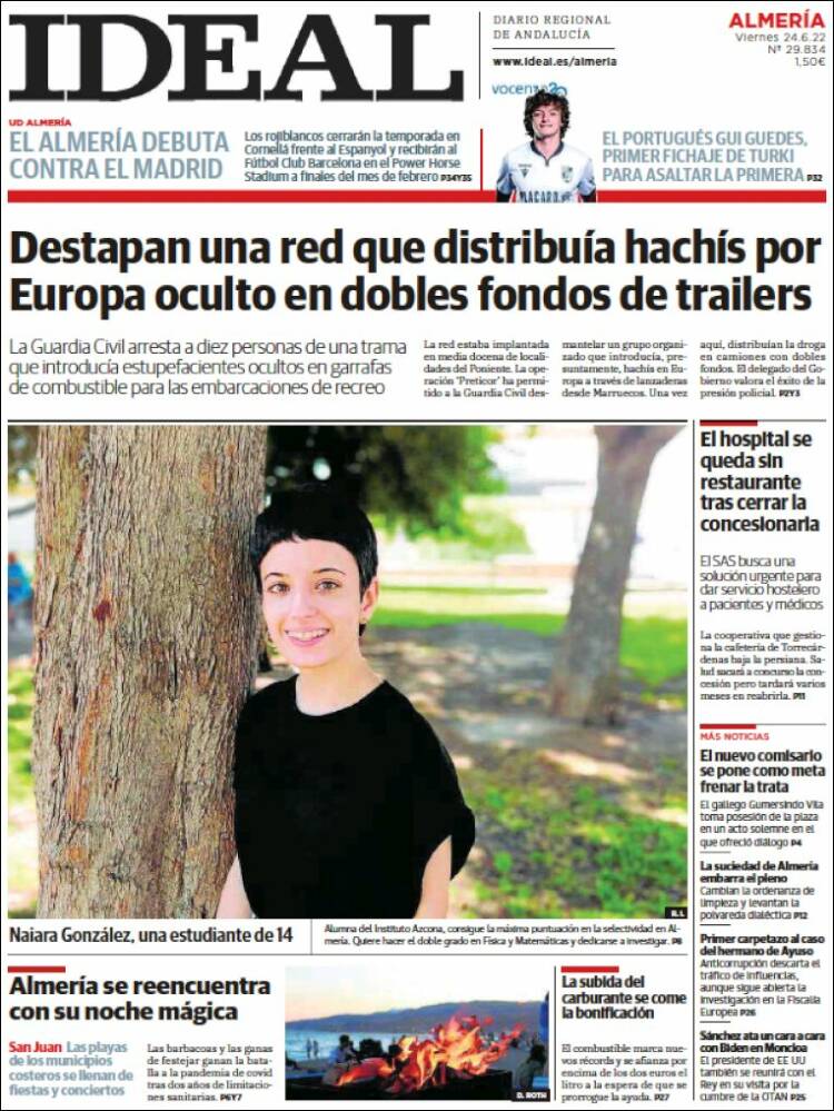 Portada de Ideal Almeria (Espa&ntilde;a)