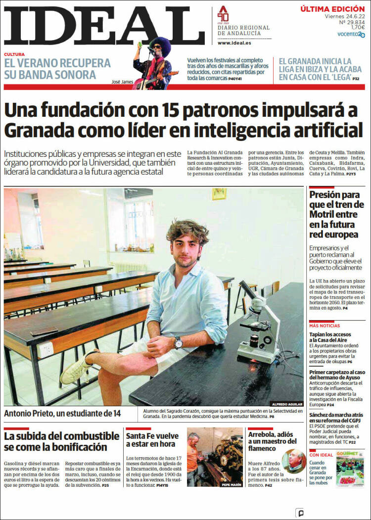 Portada de Ideal (Espa&ntilde;a)