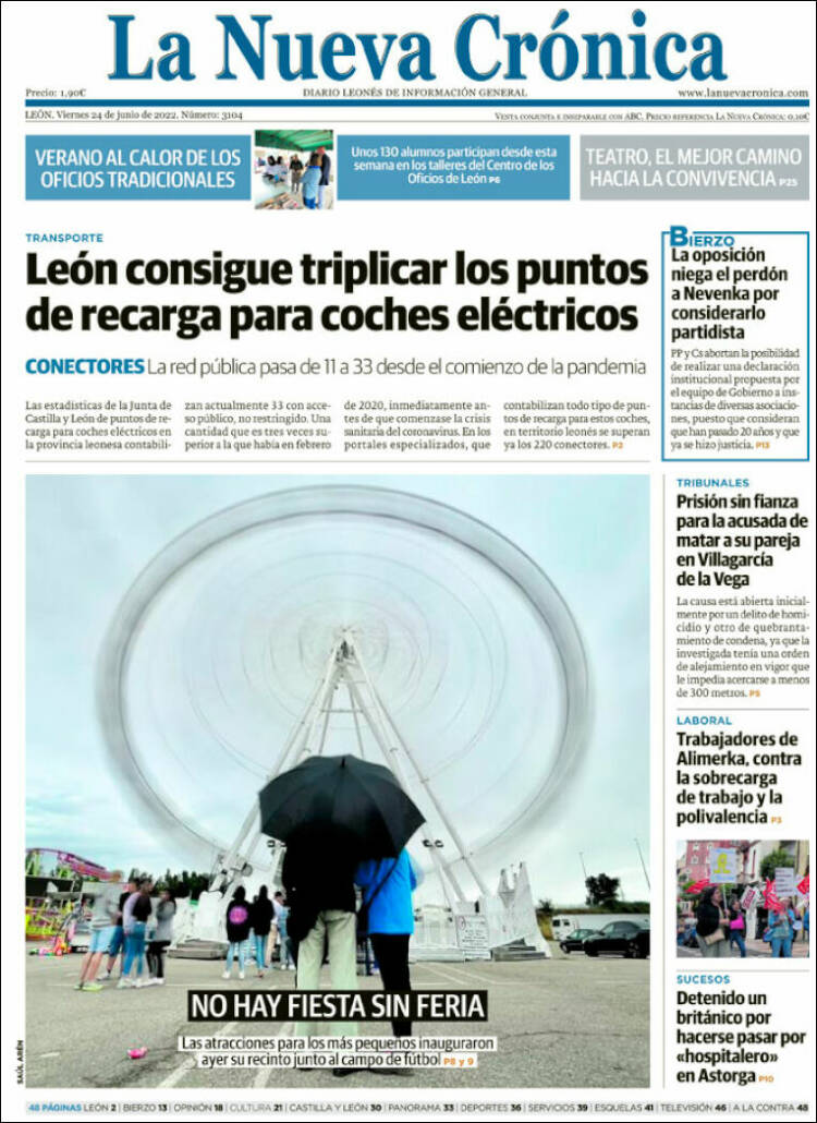 Portada de La Nueva Crónica (Espa&ntilde;a)