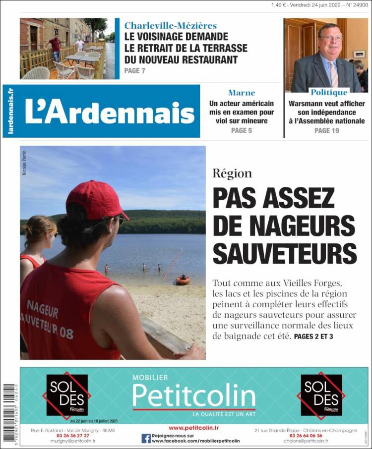Portada de L'Ardenais (Francia)